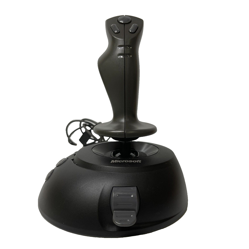 Microsoft Sidewinder Joystick X08-59073 Computer PC USB Flightstick Controller